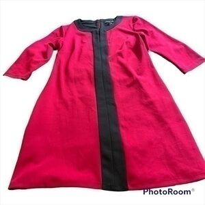 Madison Leigh red and black dress